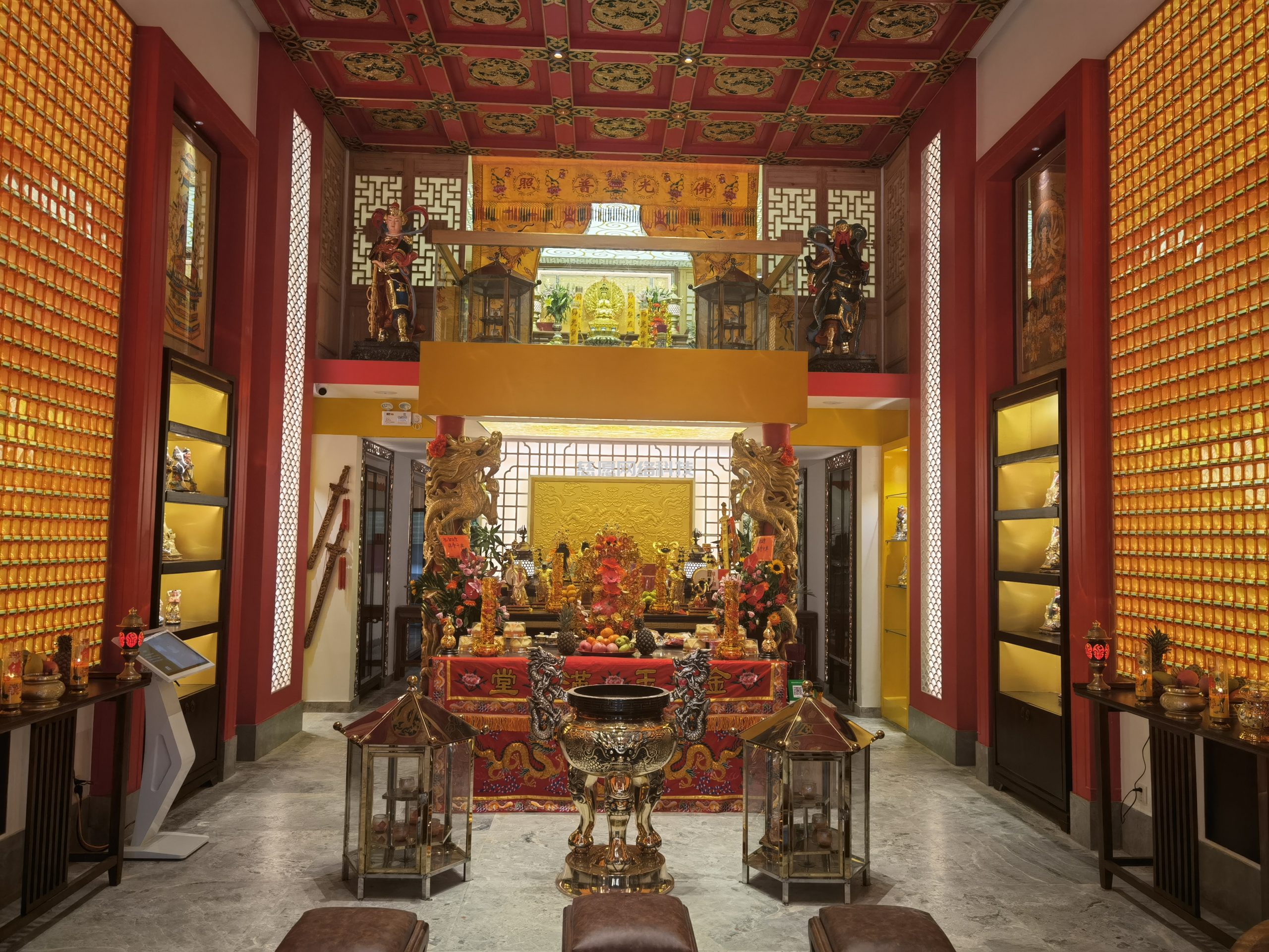 財神殿萬佛墻|上下兩層僅100平，萬神駐蹕，氣勢恢宏！